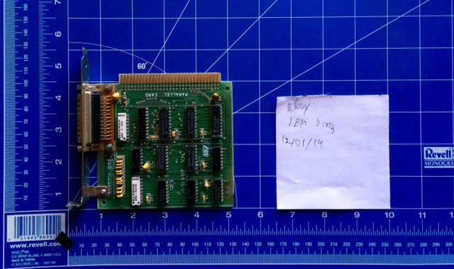 IBM
Parallel Printer Card #1501987

The gold area at the top is similar to what is used on Luke's Empire Strikes Back Graflex clip.  These gold key