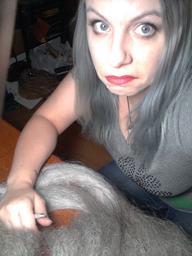I'm quite sure ventilating a beard is my least favorite part of this whole build.