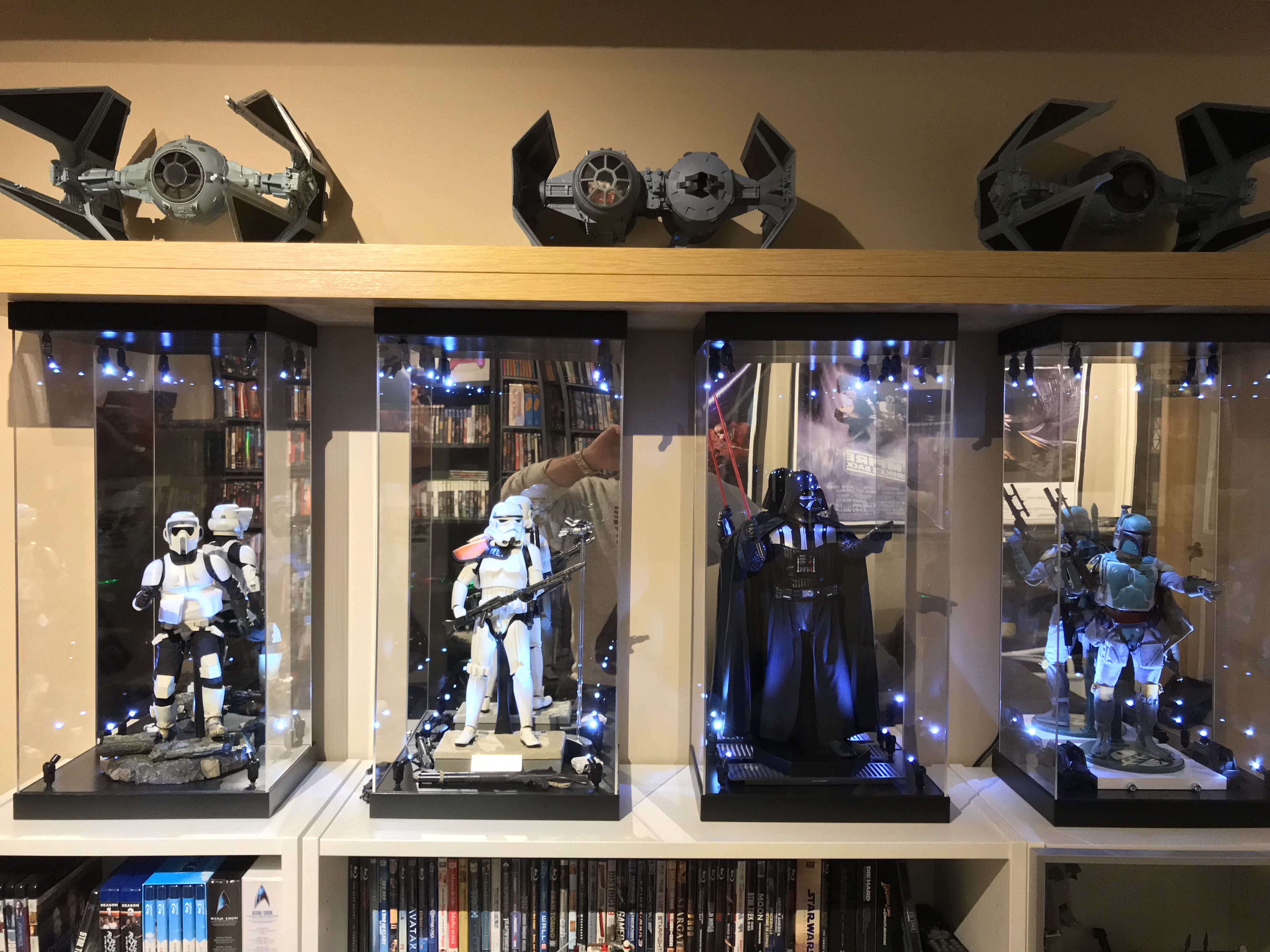 IMG 1380 this was the start of my hot toys/sideshow collection around three years ago, now its a cancerous growth. got the bug and now I can't stop.