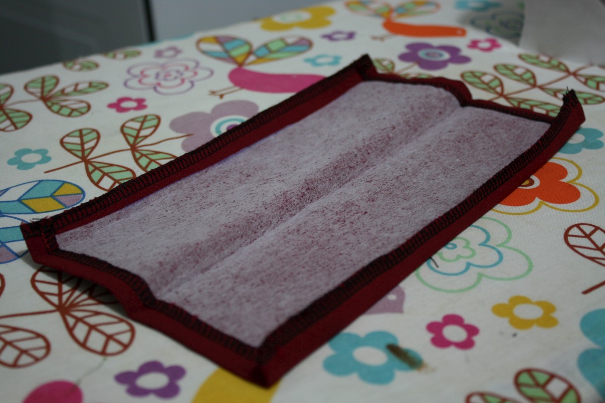 Interfacing fused to the waistband