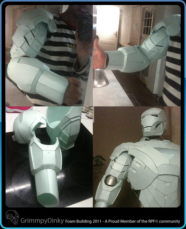 IRONMAN forarms: Normally the bieceps smaller. I did not use the hairdryer. It's looks so muscular :P