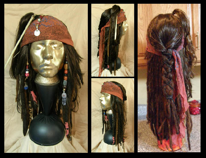 Jack Sparrow original style wig