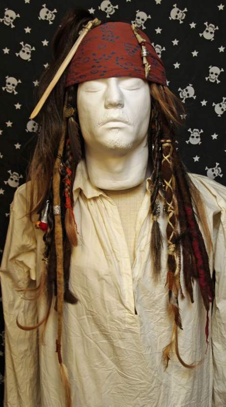 Jack Sparrow OST wig front