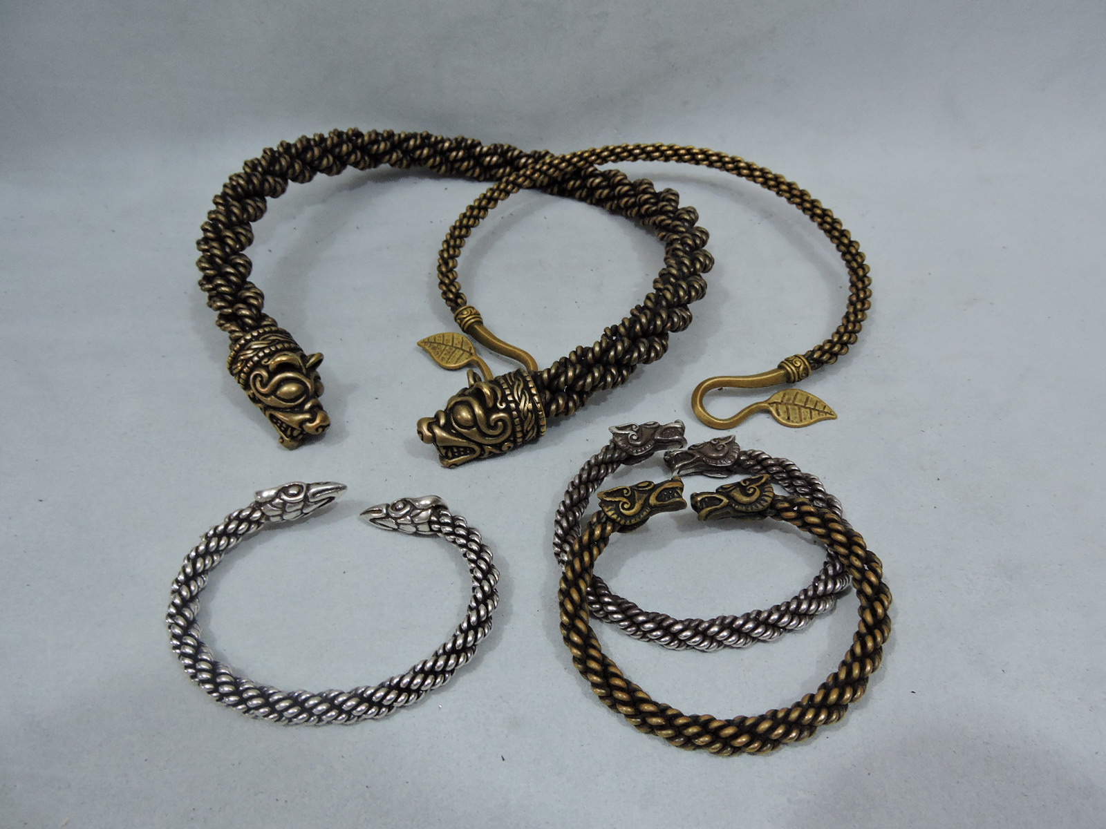 Jewelry made by Crafty Celts Official Jewelry Maker for History Channel's Vikings.
The Silver Raven Bracelet is the same as those given to Ragnar's s