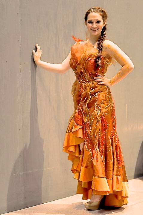 katniss fire dress