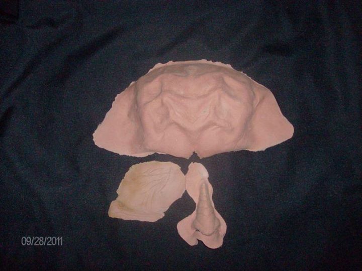 Klingon foam prosthetic