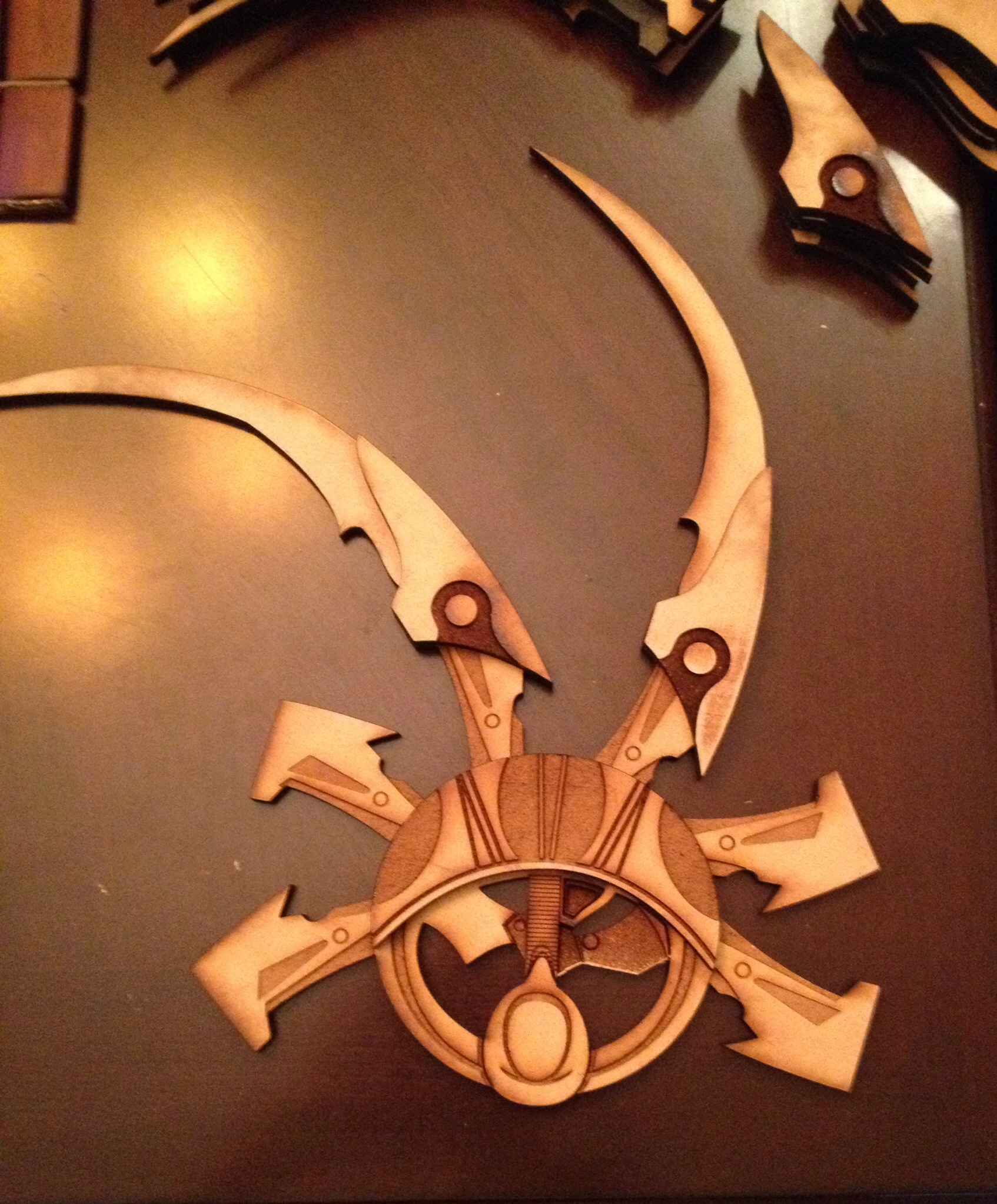 Laser cut Shuriken 1