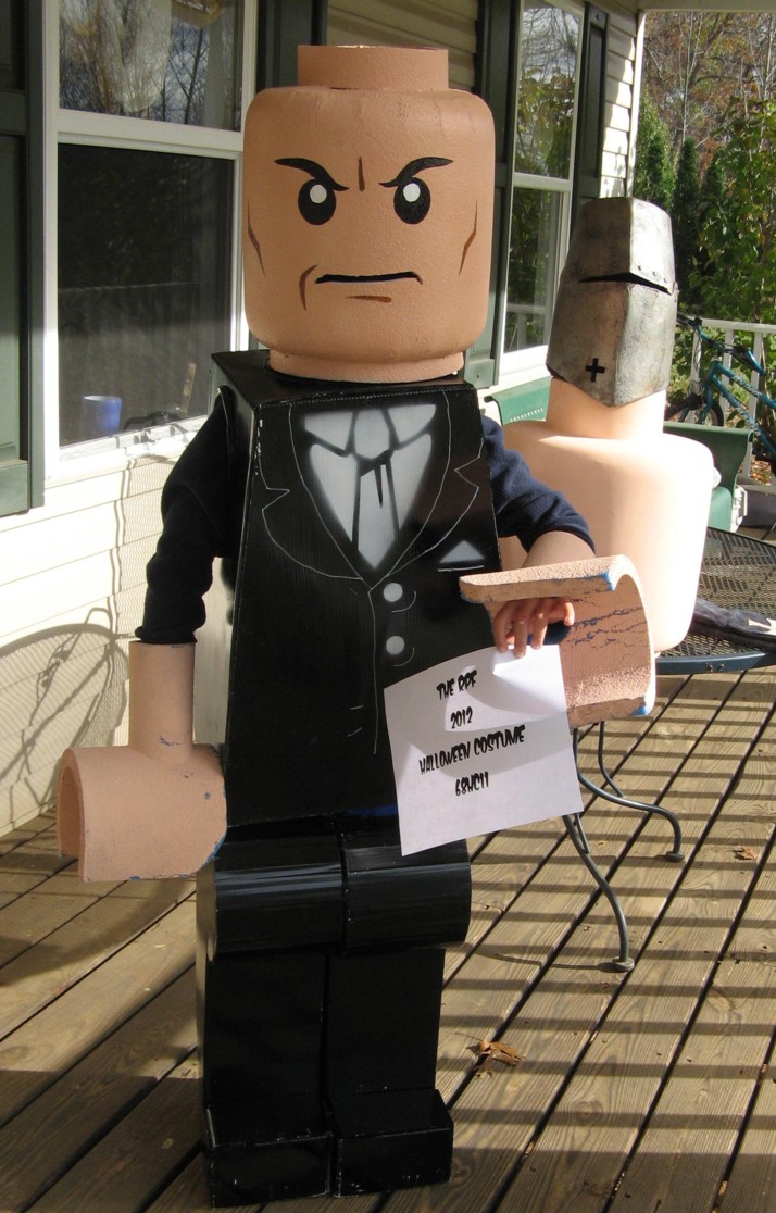 Lex Luther Lego Man Costume by 68hc11