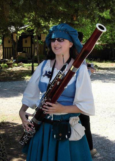 Louse l'Herboriste, the village herbalist, from the two years I was a volunteer for the St. Louis Renaissance Faire (2009-2010). I played bassoon for