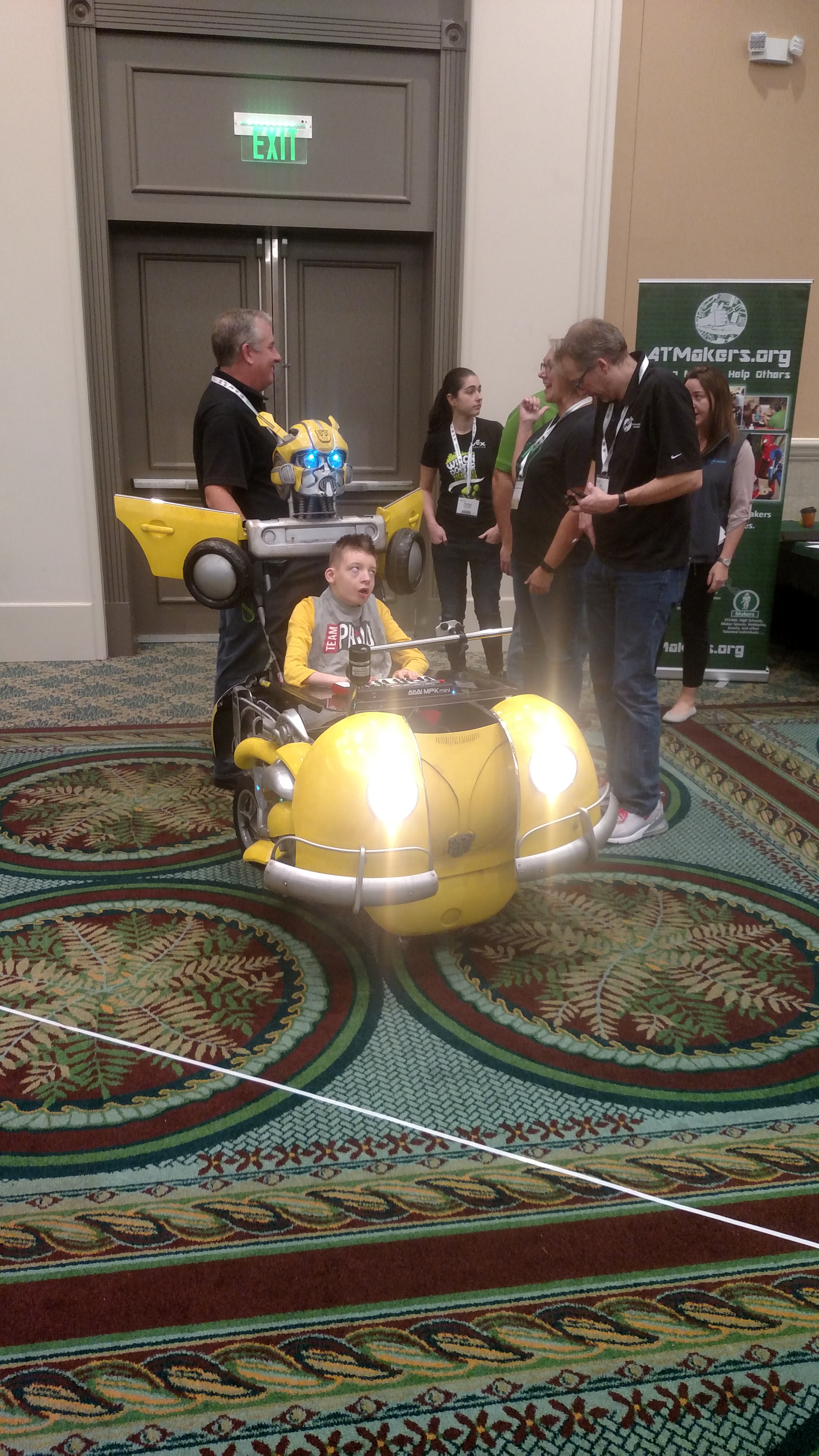 Magic Wheelchair - Bumblebee costume reveal