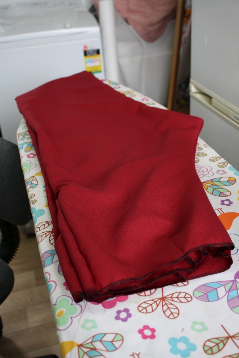 Main pants body assembled