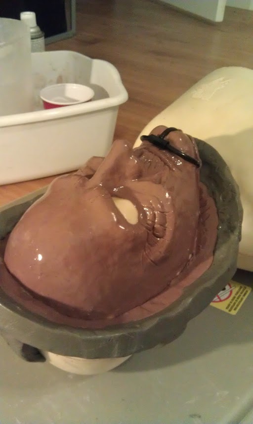 making the plaster mold
