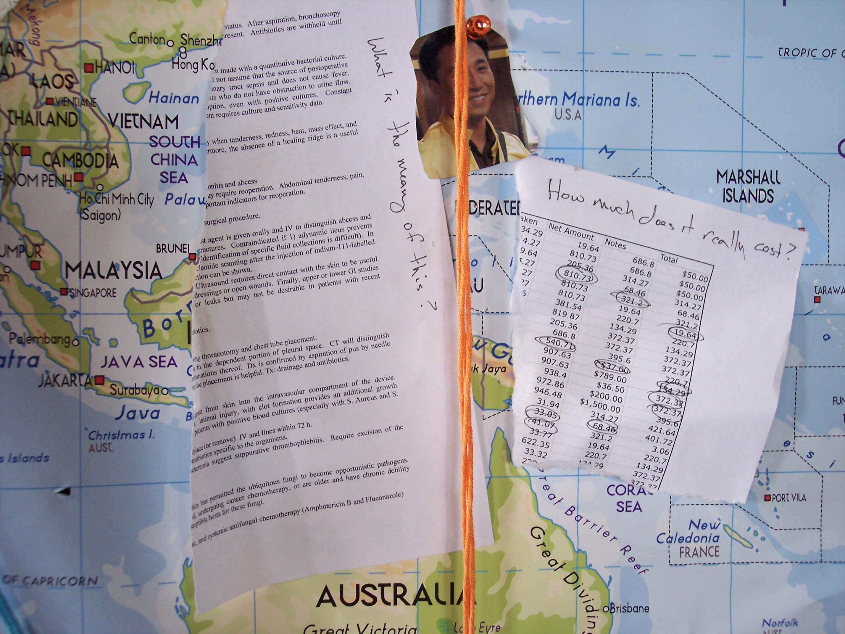 Map note closeups