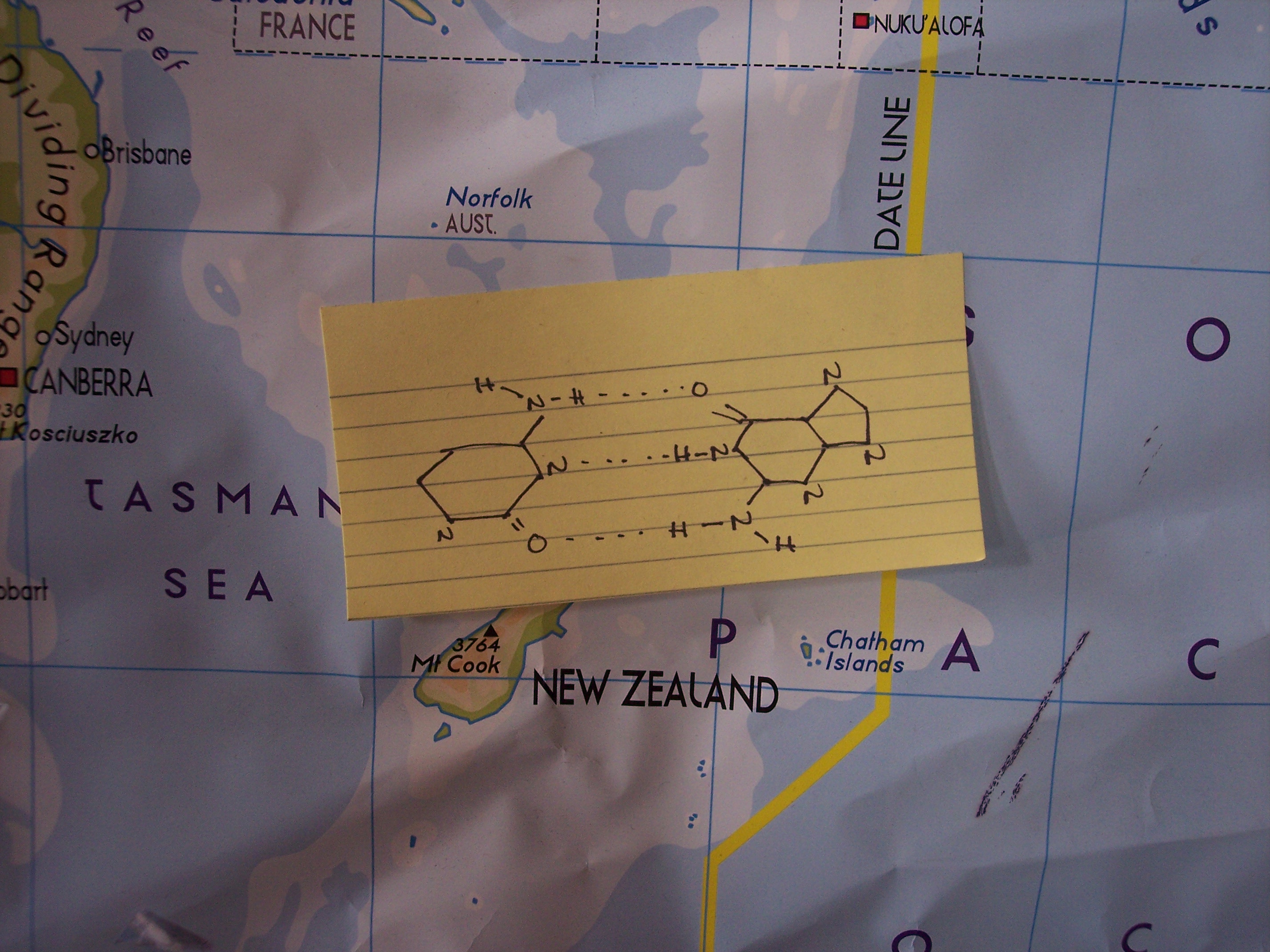 Map note closeups