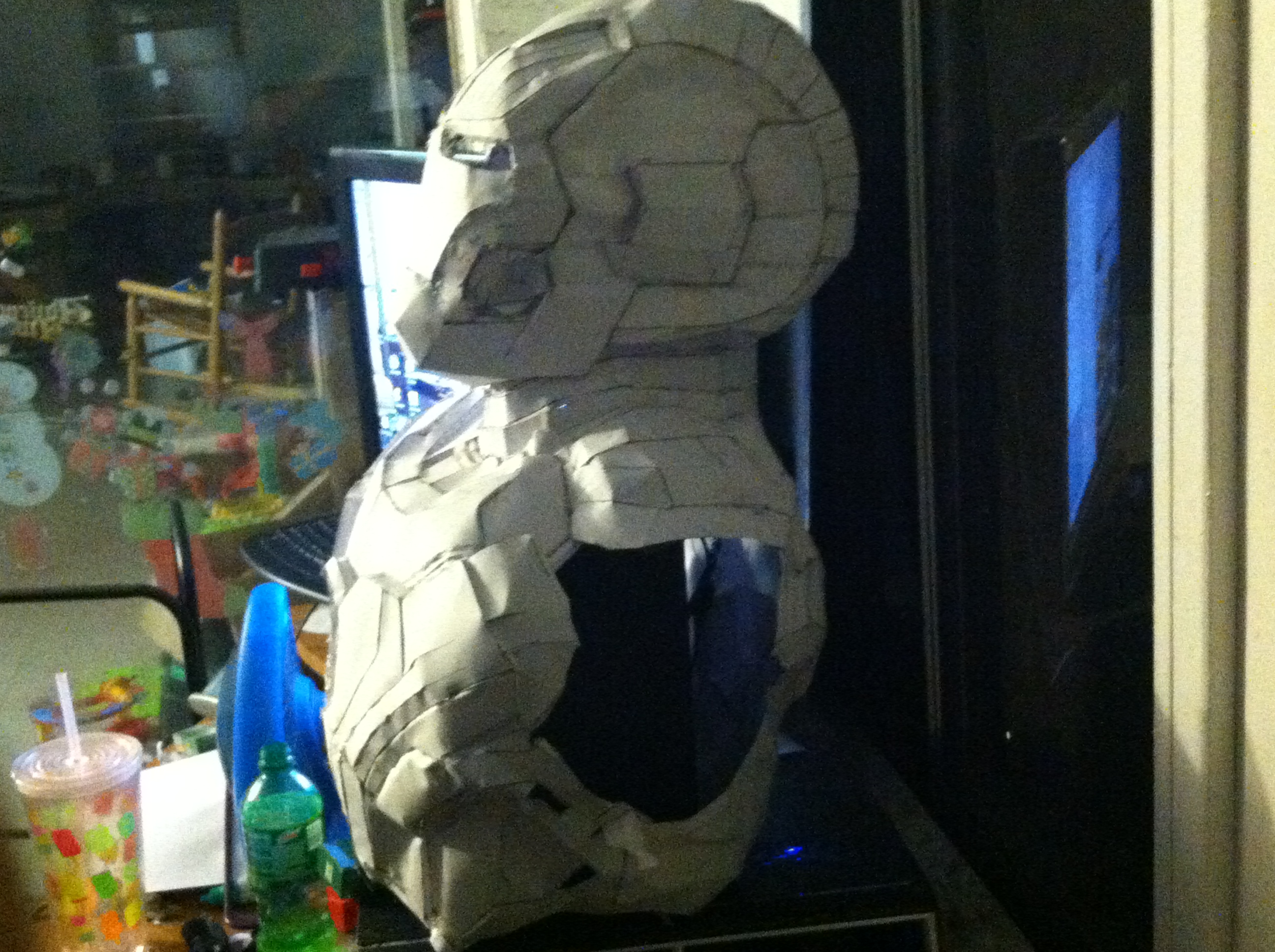 Mark 42 Chest, Back, Neck, and Helmet Complete Side view