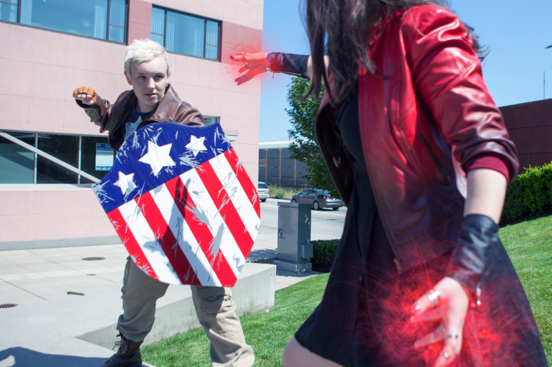 Marvel - Age of Ultron - Scarlet Witch
with Captain America
Northwest Fanfest 2015
Photo by Clint Hay / Marmbo