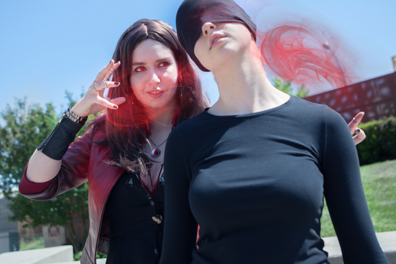 Marvel - Age of Ultron - Scarlet Witch
with Daredevil
Northwest Fanfest 2015
Photo by Clint Hay / Marmbo