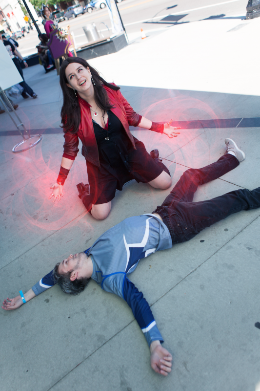 Marvel - Age of Ultron - Scarlet Witch
with Quicksilver
Northwest Fanfest 2015
Photo by Clint Hay / Marmbo