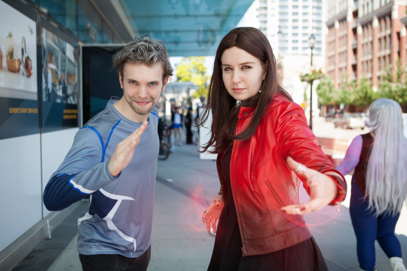 Marvel - Age of Ultron - Scarlet Witch
with Quicksilver
Northwest Fanfest 2015
Photo by Clint Hay / Marmbo