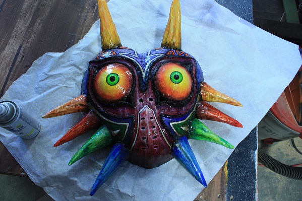 Mask top coat