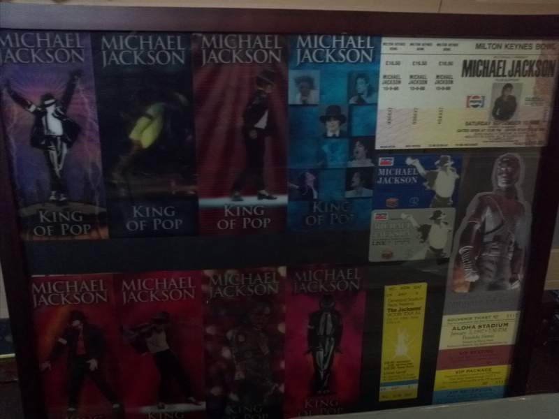 Michael Jackson Concert ticket collection. From Jackson 5 - This is it.
