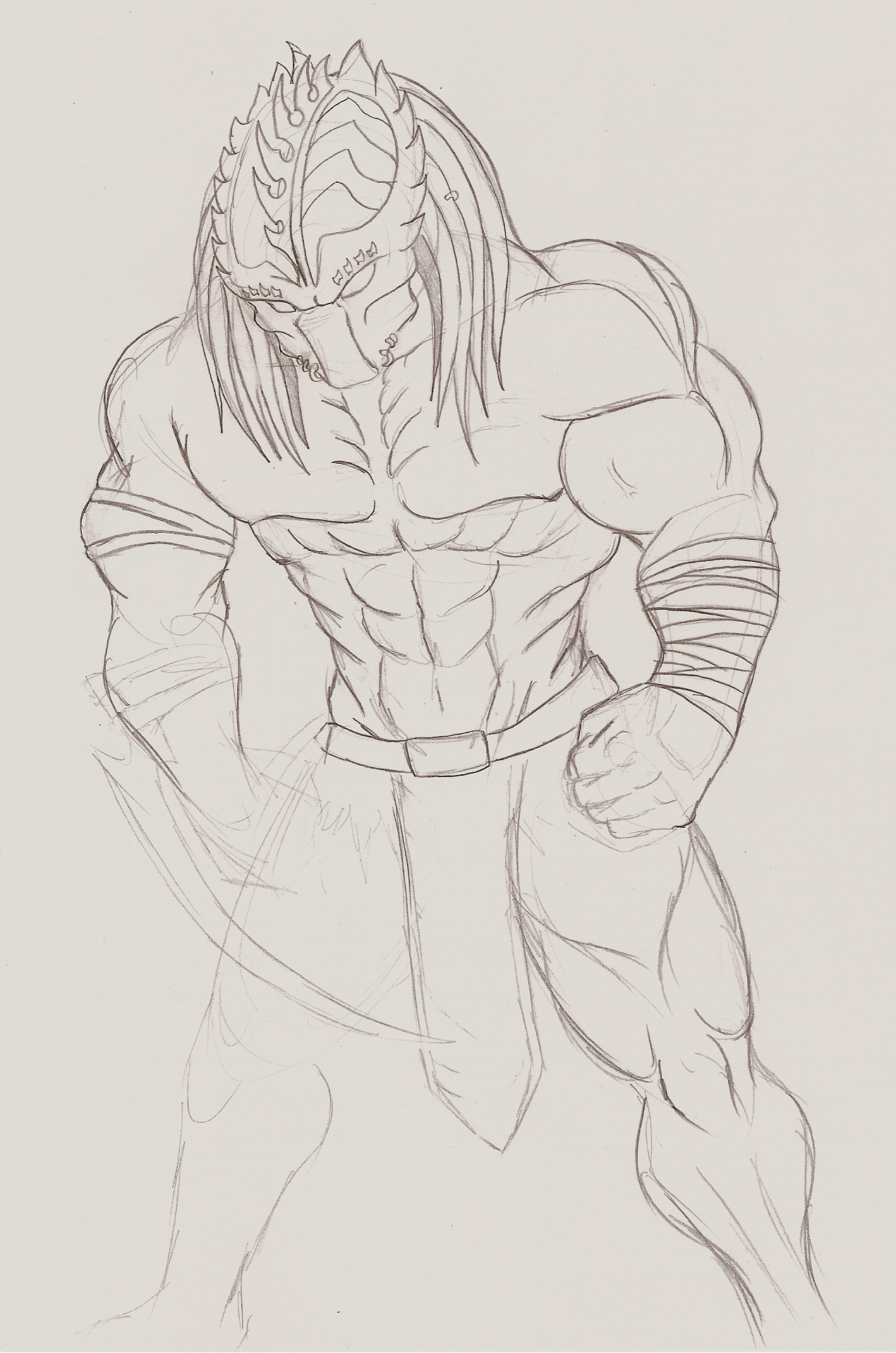 Mohawk Hunter WIP
