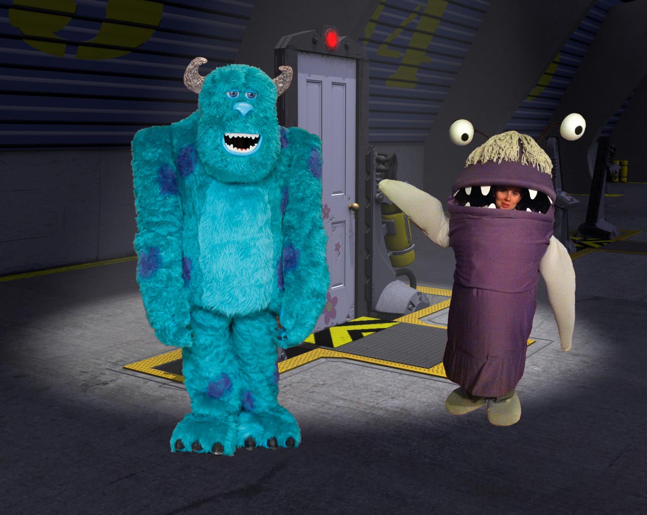 Monsters Inc. - Sulley and Boo