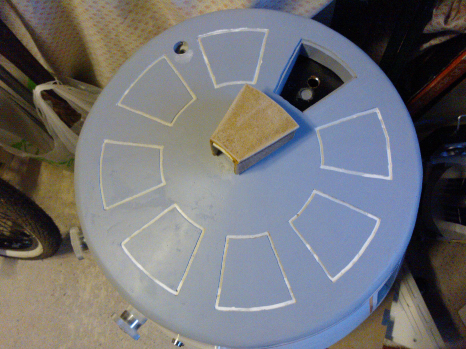 Motivator pie panel cover, for when R5's motivator is not fitted.