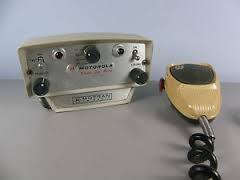 Motorola Buisness Band CB, probably will sit under the dash. Love the retro look!