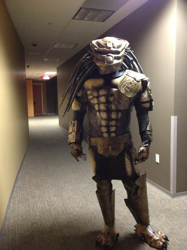 Mr. I Suit and Halloween at work!  I took first place in the costume contest too!