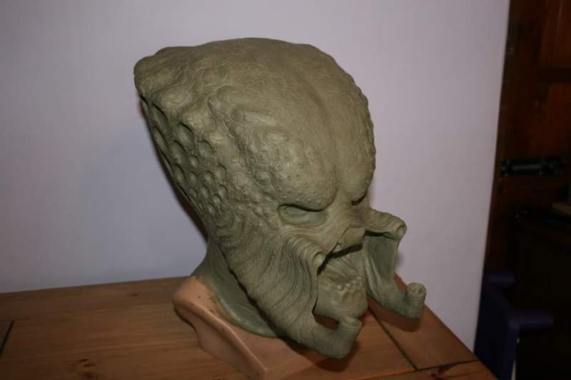 My 1st ever sculpt was a P1 open mouth mask.