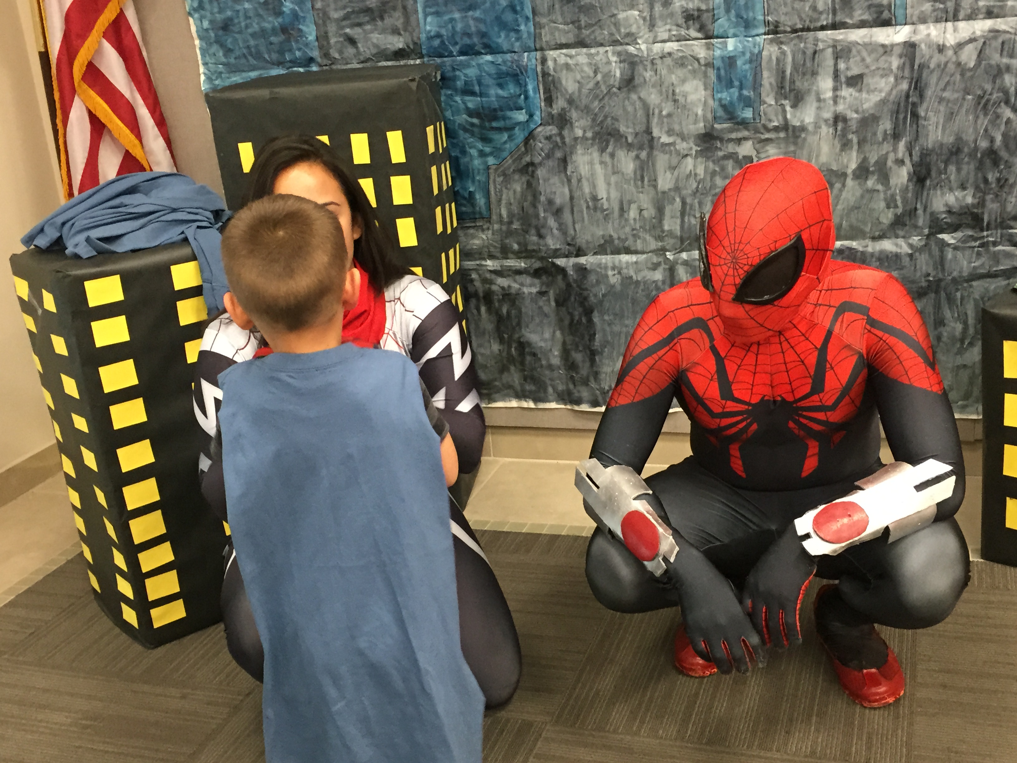 My favorite thing about my job is that I get to dress up as Spiderman and kids will look up to me, give me high fives, and talk to me as if I were Spi