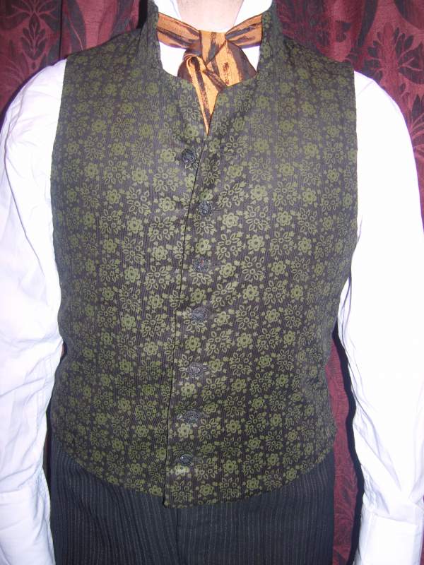 my finished sherlock waistcoat, really pleased with the finished version.