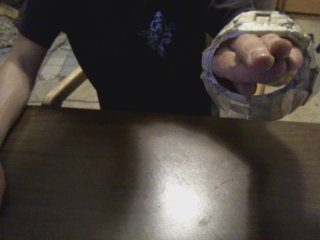 my hands are too big to fit through the hole.