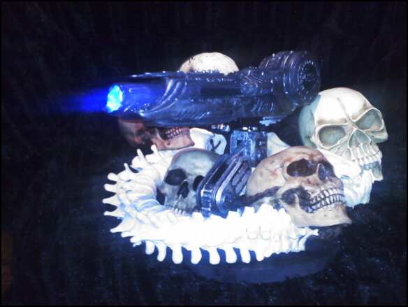 My remote AvP cannon.