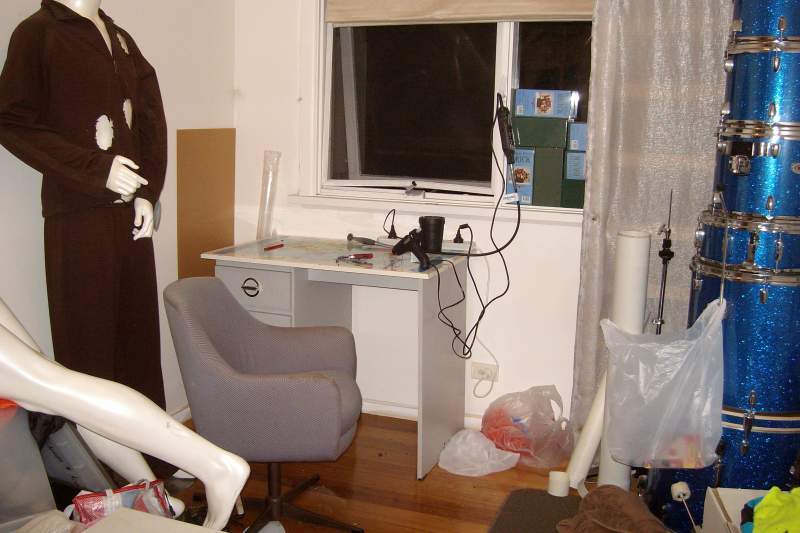 My workroom... A mess, I know...