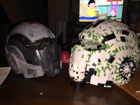 N7 helmet one and two