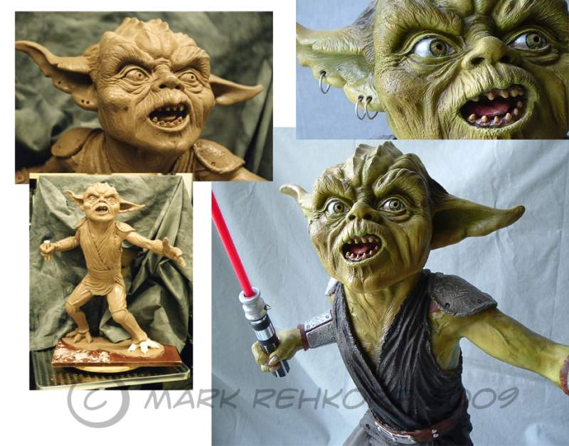 NastySpaceGremlin - Yoda's brother Okado goes to the darkside ! It's NOT CANON !! I made this guy out of frustration of not knowing Yoda's backstory (