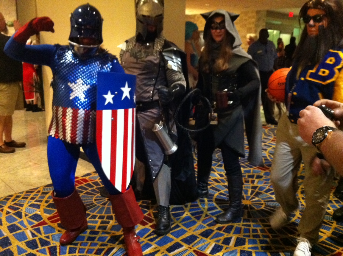 On the floor at DragonCon 2013