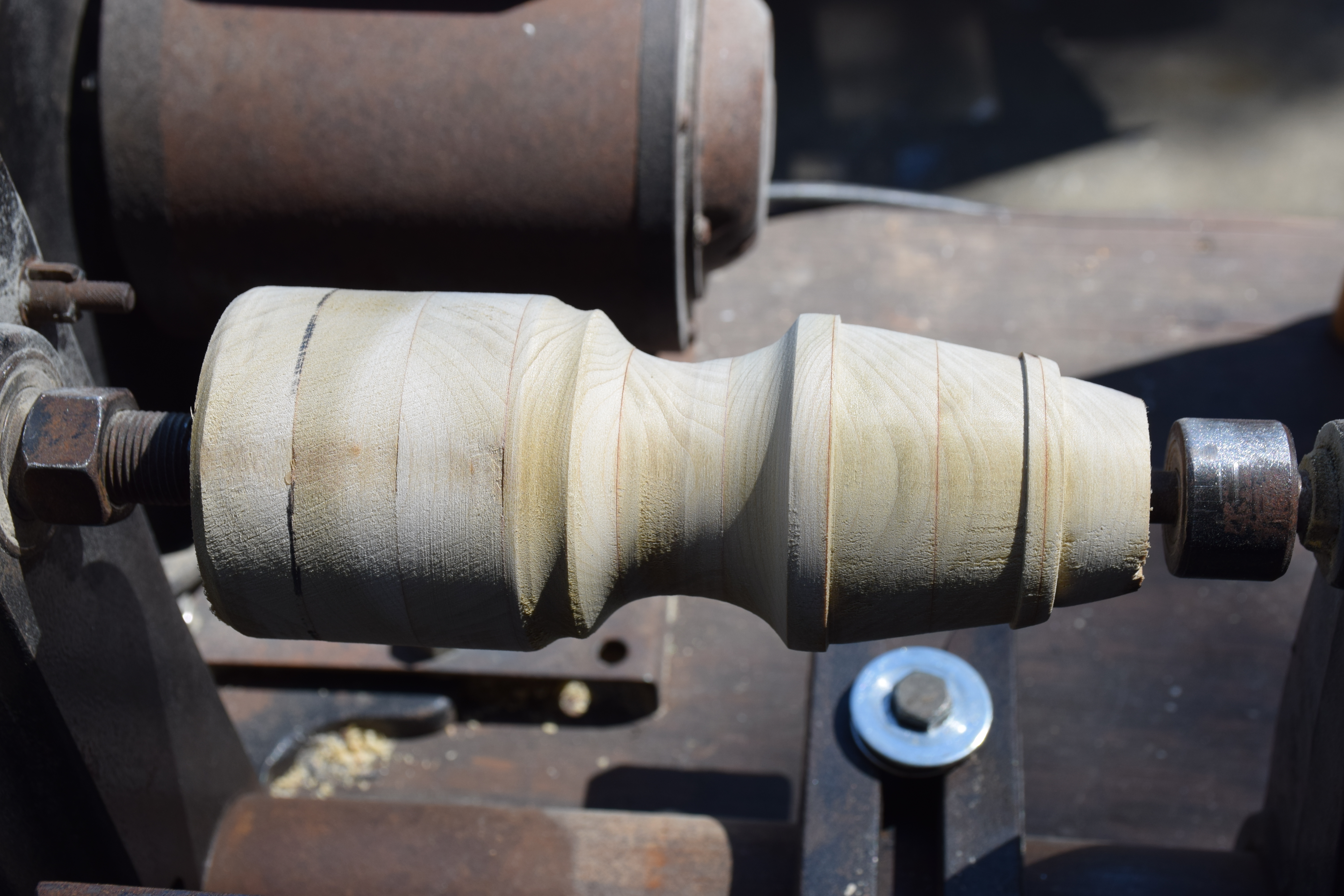 One piece, two handle collars.