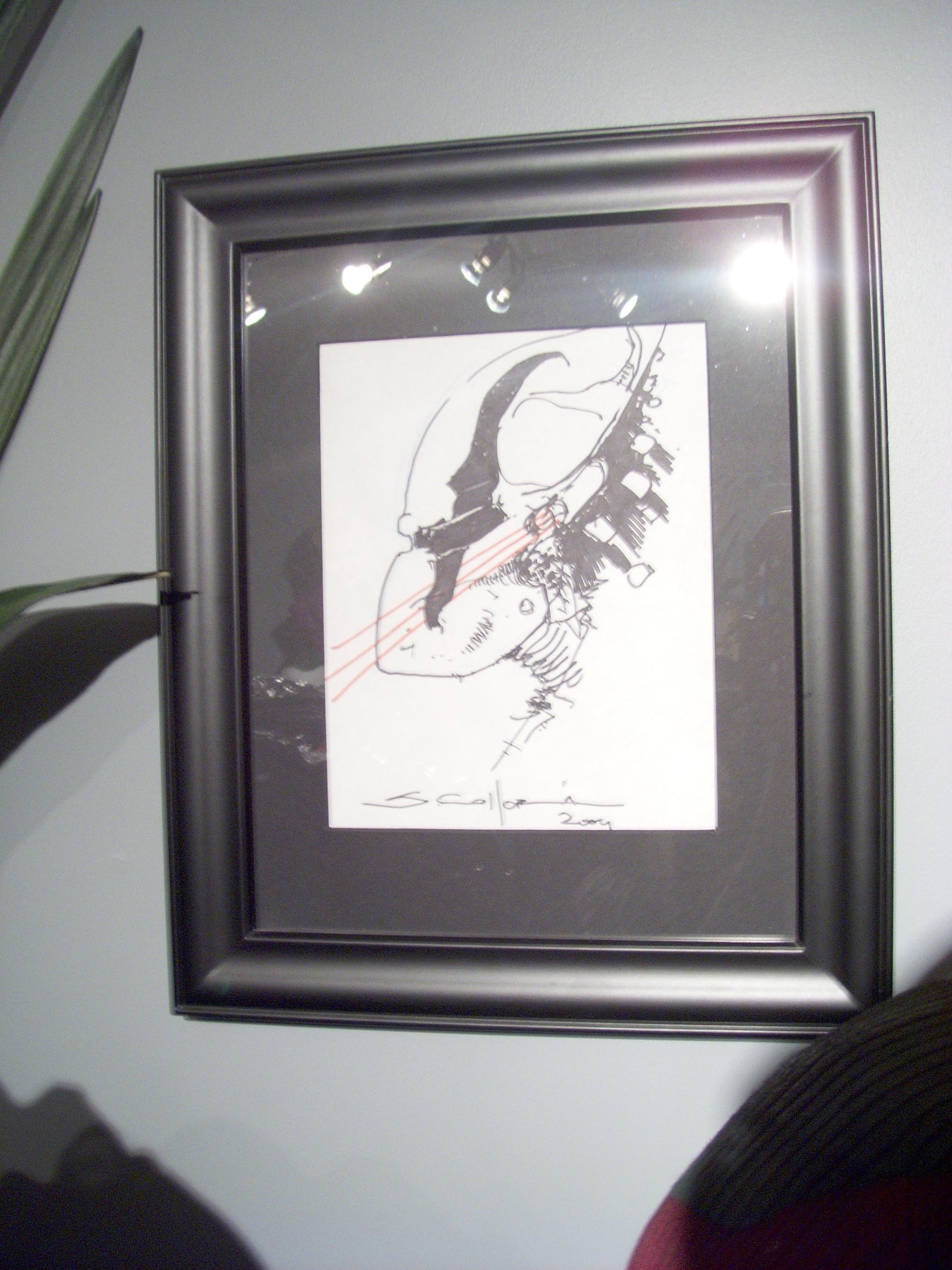 Original sketch art by Sandy Collara