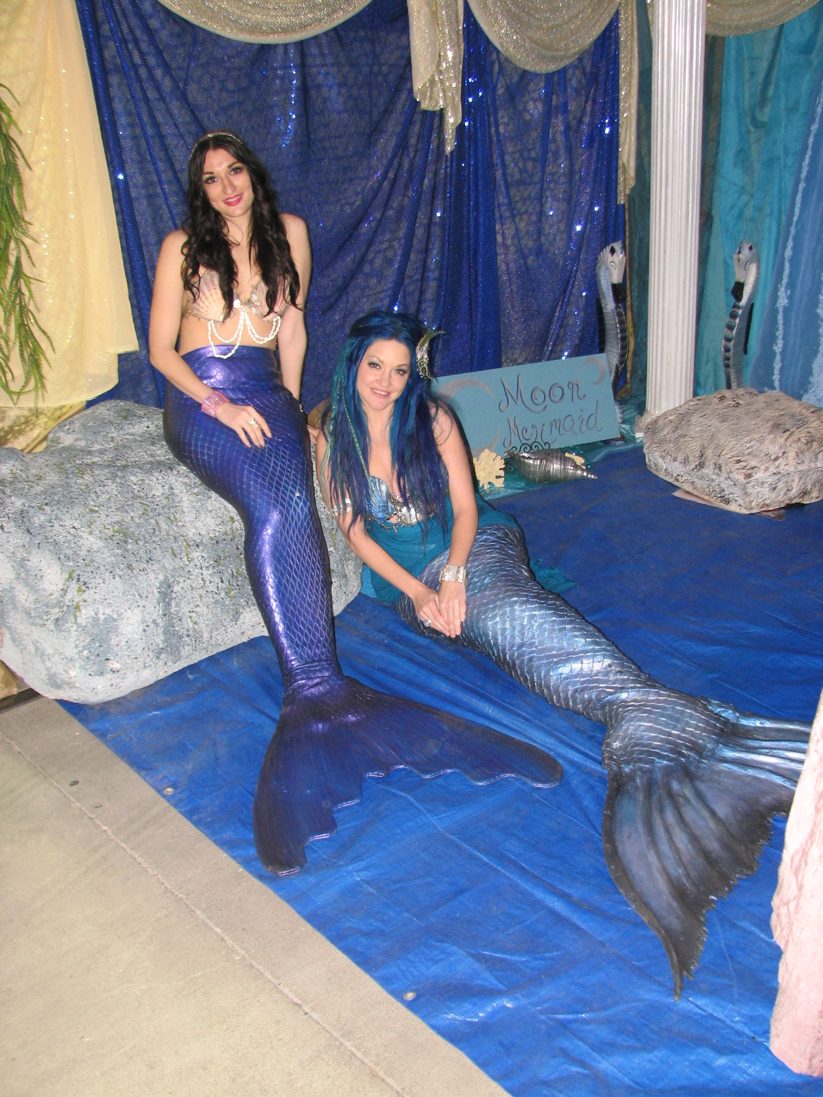 Our booth was across from the mermaids... best seat in the house.