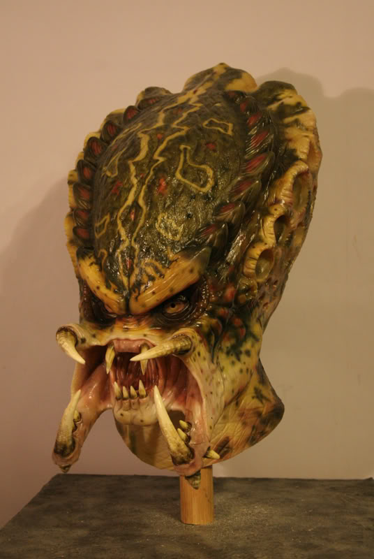 P2 closed mouth painted lost hunter BORG style.
