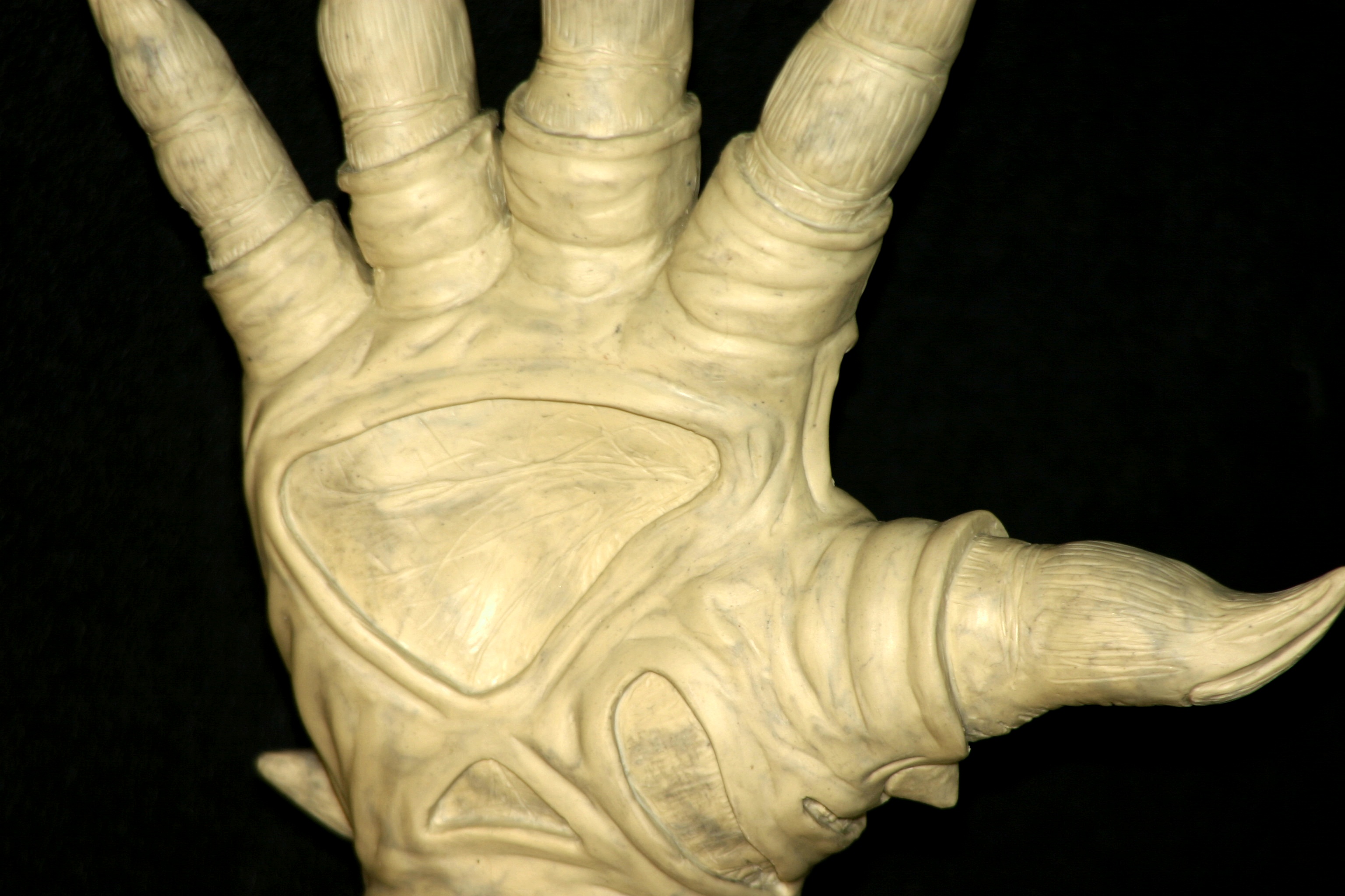 P2 hand sculpts (palm close up)
