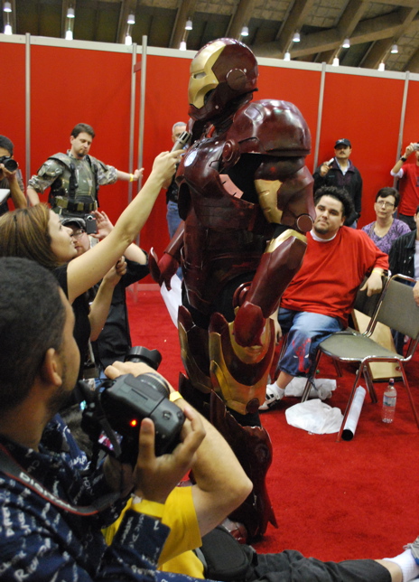 Paul as Iron Man at Balto Comicon 2009