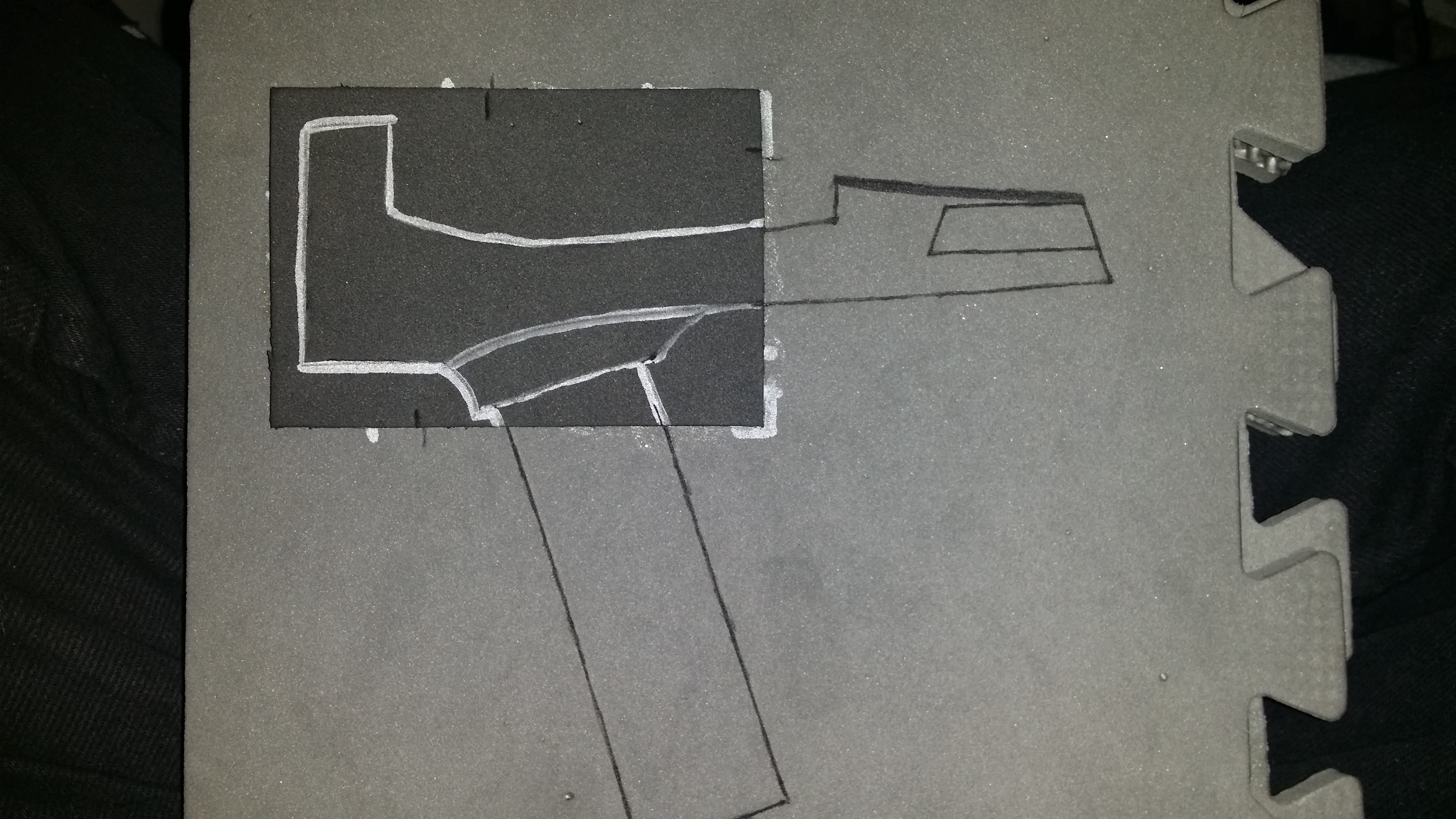 Phaser II (4) Started with EVA floor mats
