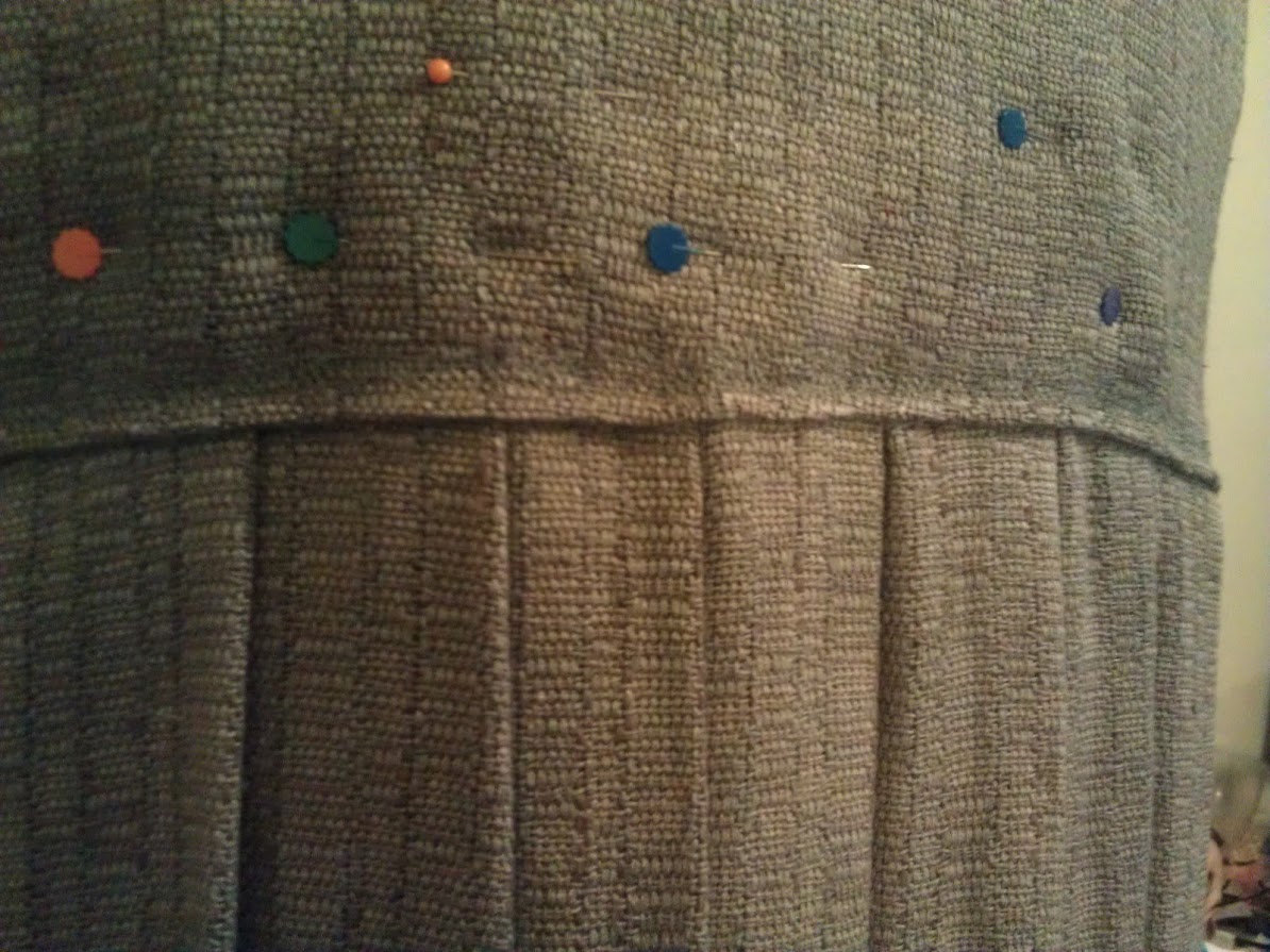 pinning on the front and back yokes