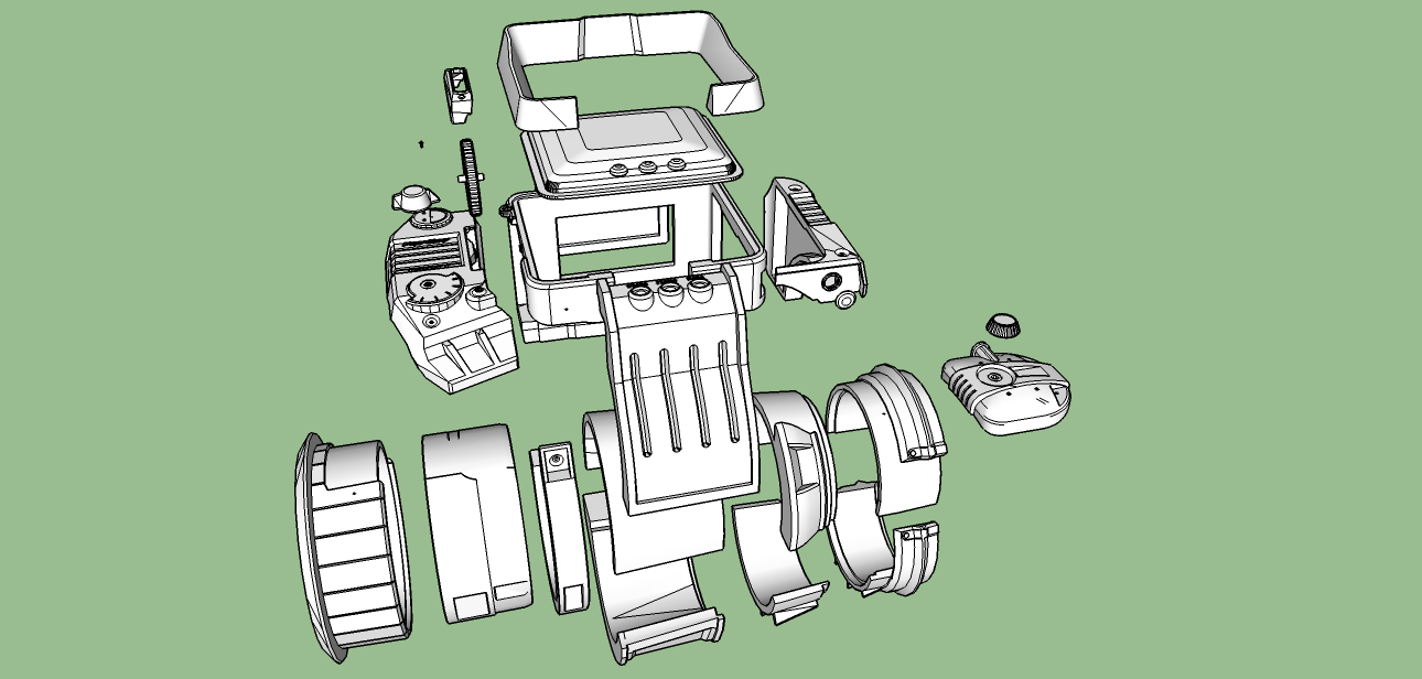 pipboy exploded 1