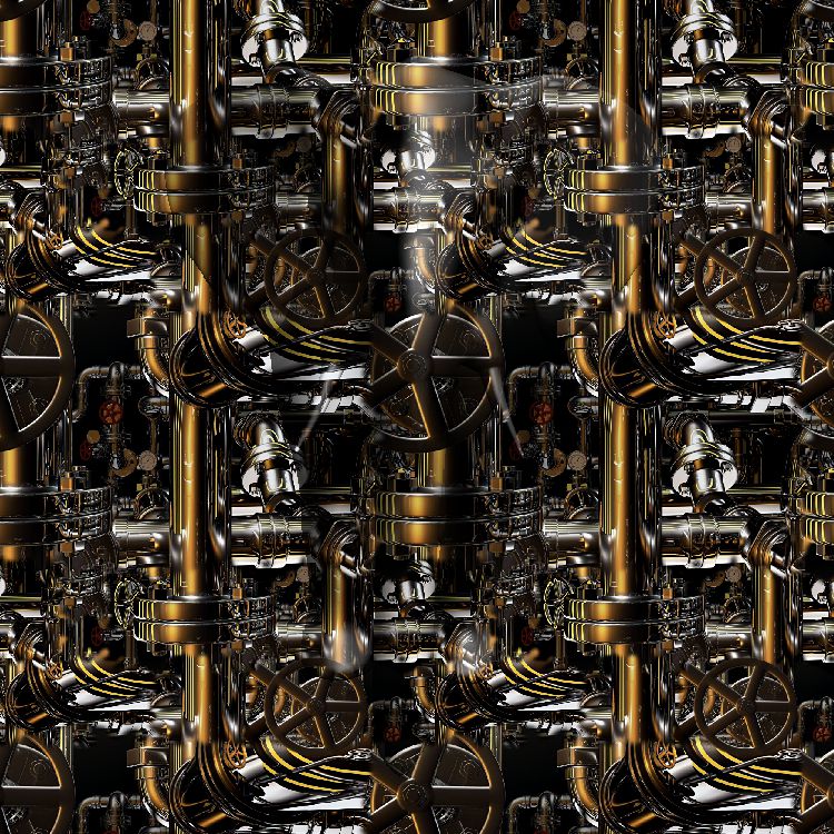 Pipes and Gears Pattern 2