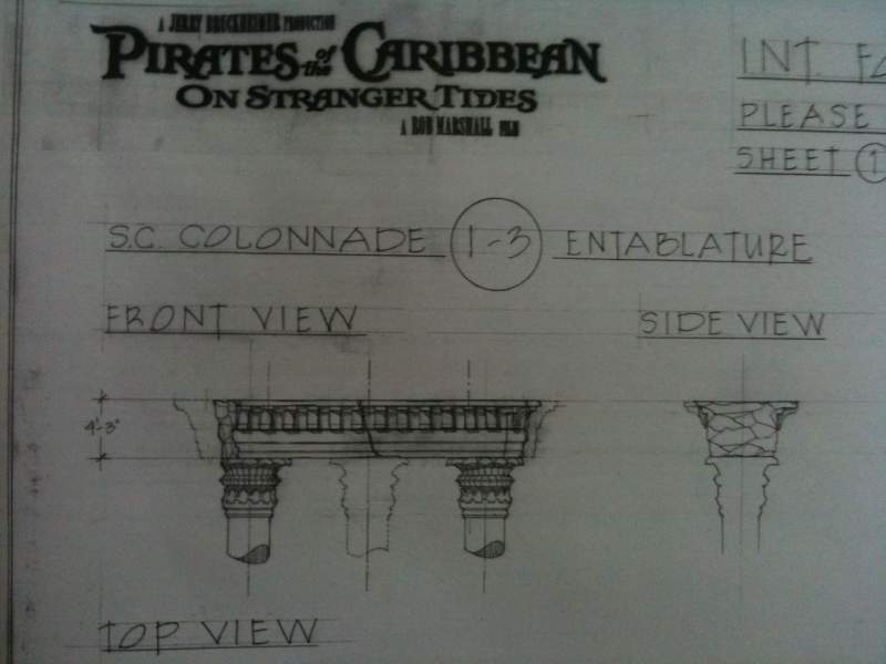 Pirates Of The Carribean _ On Stranger Tides Blueprint
HUGE in size !!!